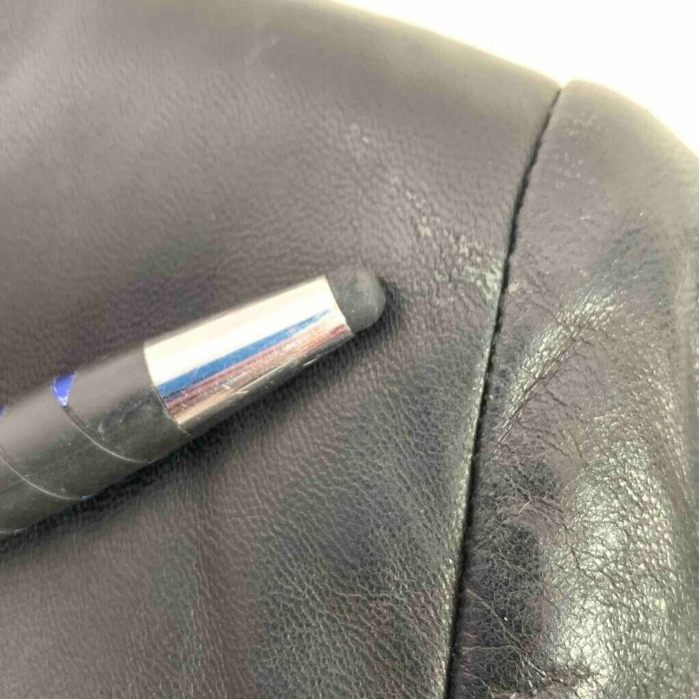John Carlisle Leather Lined Zip Up Jacket - Picture 6 of 8